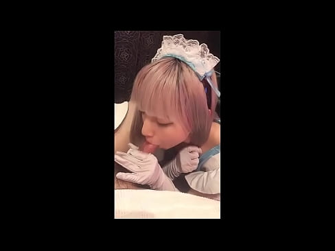 ❤️ Japanese Idol [mayuka], French maid costume, part 1, blowjob and jerk off with lotion ️❌ Russian porn at us